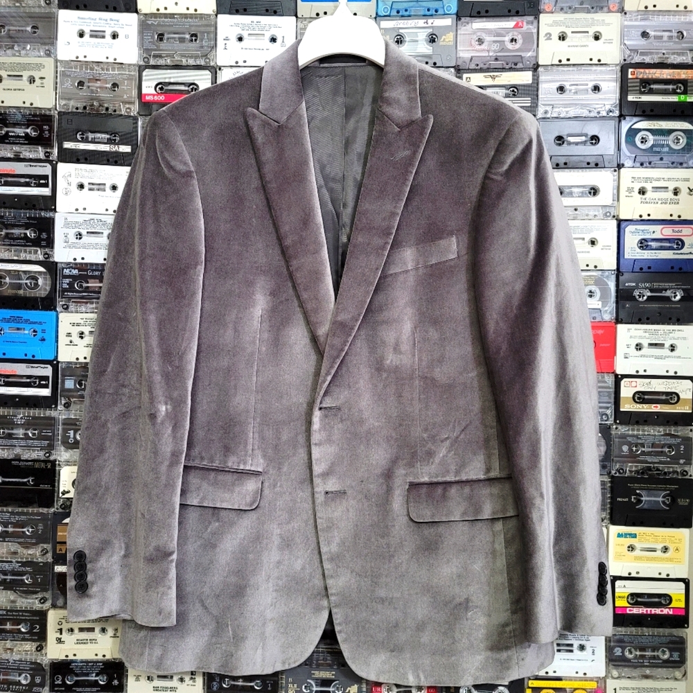 Silver Velvet Kenneth Cole NY Blazer